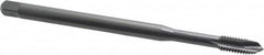OSG - 3/8-16 UNC 3 Flute H3 Oxide Finish Vanadium High Speed Steel Spiral Point Extension Tap - Plug Chamfer, 6" OAL, 3B Class of Fit - Benchmark Tooling