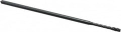 OSG - #10-24 UNC 3 Flute H3 Oxide Finish Vanadium High Speed Steel Spiral Flute Extension Tap - Modified Bottoming Chamfer, 6" OAL, 2B/3B Class of Fit - Benchmark Tooling