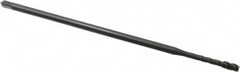 OSG - #10-32 UNF 3 Flute H3 Oxide Finish Vanadium High Speed Steel Spiral Flute Extension Tap - Modified Bottoming Chamfer, 6" OAL, 2B/3B Class of Fit - Benchmark Tooling