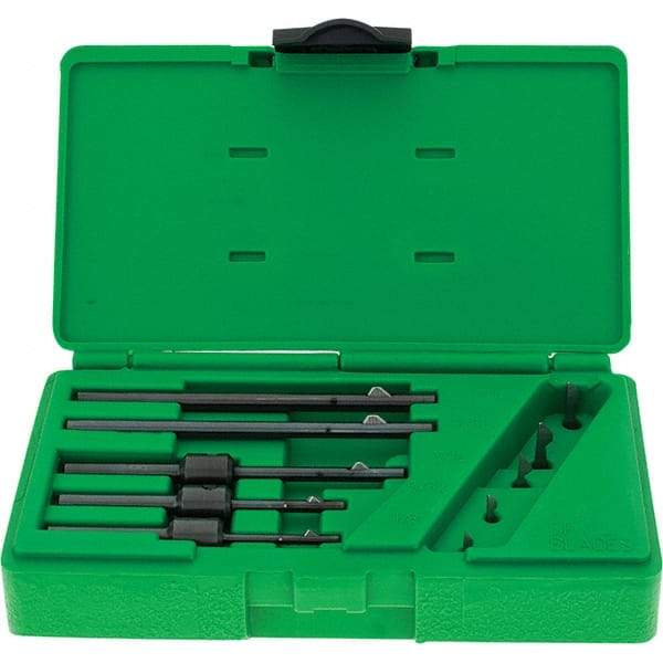 Deburr Master - 5 Piece Power Deburring Tool Set - Includes 1/8 to 1/4" Diam Hole Range Tools - Benchmark Tooling