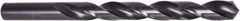 DORMER - 7.6mm 118° High Speed Steel Jobber Drill - Oxide Finish, Right Hand Cut, Spiral Flute, Straight Shank, 117mm OAL - Benchmark Tooling