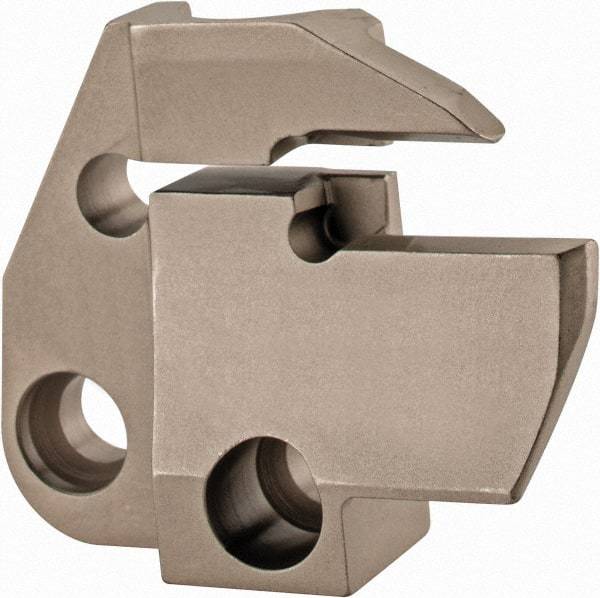 Iscar - 5mm Groove Width, 14mm Max Depth of Cut, Right Hand Cut, HFPAD Indexable Grooving Blade - HFPR/L Insert Style, Series Modular Grip - Benchmark Tooling