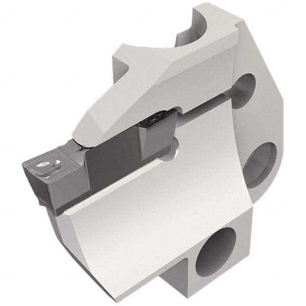 Iscar - 5mm Groove Width, 20mm Max Depth of Cut, Right Hand Cut, HFPAD Indexable Grooving Blade - HFPR/L Insert Style, Series Modular Grip - Benchmark Tooling