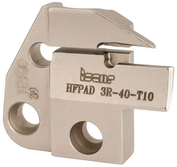 Iscar - 3mm Groove Width, 10mm Max Depth of Cut, Right Hand Cut, HFPAD Indexable Grooving Blade - GRIP, HGN-C, HGN-J, HGN-UT, HGPL Insert Style, Series Modular Grip - Benchmark Tooling
