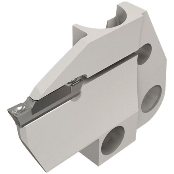 Iscar - 3mm Groove Width, 10mm Max Depth of Cut, Left Hand Cut, HFPAD Indexable Grooving Blade - GRIP, HGN-C, HGN-J, HGN-UT, HGPL Insert Style, Series Modular Grip - Benchmark Tooling