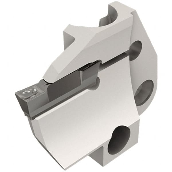 Iscar - 4mm Groove Width, 20mm Max Depth of Cut, Left Hand Cut, HFPAD Indexable Grooving Blade - DGN/DGNC/DGNM-C, DGNM-J/JS/JT, DGN-UT/UA, GRIP, HFPR/L, HGPL Insert Style, Series Modular Grip - Benchmark Tooling
