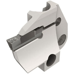 Iscar - 4mm Groove Width, 20mm Max Depth of Cut, Left Hand Cut, HFPAD Indexable Grooving Blade - DGN/DGNC/DGNM-C, DGNM-J/JS/JT, DGN-UT/UA, GRIP, HFPR/L, HGPL Insert Style, Series Modular Grip - Benchmark Tooling