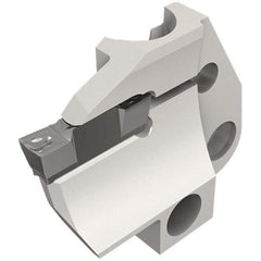 Iscar - 5mm Groove Width, 14mm Max Depth of Cut, Left Hand Cut, HFPAD Indexable Grooving Blade - HFPR/L Insert Style, Series Modular Grip - Benchmark Tooling