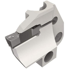 Iscar - 5mm Groove Width, 14mm Max Depth of Cut, Left Hand Cut, HFPAD Indexable Grooving Blade - HFPR/L Insert Style, Series Modular Grip - Benchmark Tooling