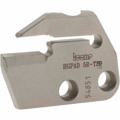 Iscar - Right Hand Cut, 5mm Insert Width, Cutoff & Grooving Support Blade for Indexables - 20mm Max Depth of Cut, 6mm Head Projection - Benchmark Tooling