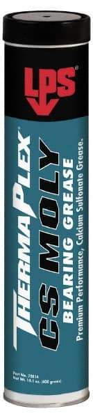 LPS - 14.1 oz Cartridge Calcium Extreme Pressure Grease - Gray/Black, Extreme Pressure, Food Grade & High Temperature, 425°F Max Temp, NLGIG 2, - Benchmark Tooling