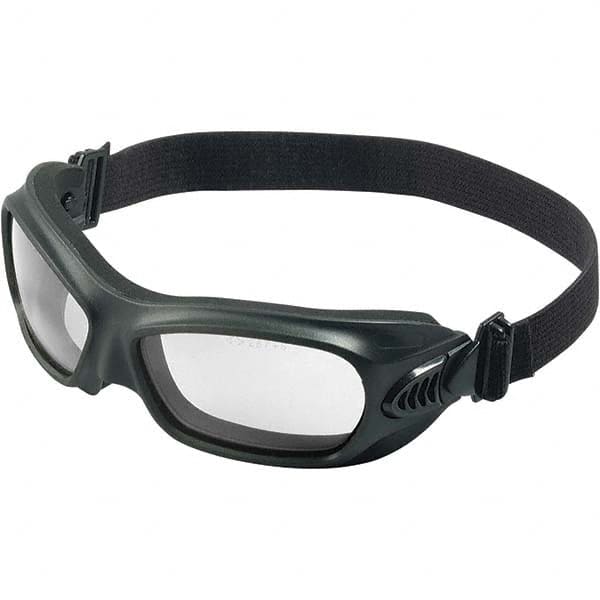 Jackson Safety - Size Universal, Smoke (Color) Anti-Fog & Scratch Resistant Lens, Safety Goggles - Indirect Vent, Black Frame - Benchmark Tooling