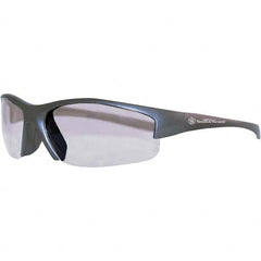 Smith & Wesson - Indoor/Outdoor Lenses, Framed Safety Glasses - Anti-Fog, Gunmetal Frame, Size Universal, Wrap Around - Benchmark Tooling