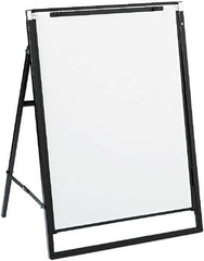 Quartet - 36" High x 24" Wide Erasable Melamine Marker Boards - Steel Frame, 30-1/2" Deep, Includes One Quartet Dry-Erase Marker - Benchmark Tooling