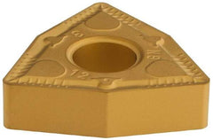 Iscar - WNMG643 GN Grade IC9250 Carbide Turning Insert - TiCN/Al2O3/TiN Finish, 80° Trigon, 3/4" Inscr Circle, 1/4" Thick, 3/64" Corner Radius - Benchmark Tooling