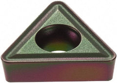 Allied Machine and Engineering - TCMT110208 Carbide Indexable Drill Insert - Uncoated, Triangle, 1/4" Inscribed Circle - Benchmark Tooling