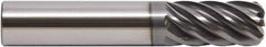 M.A. Ford - 1", 7 Flute, Single End, Solid Carbide, 1/8" Corner Radius End Mill - 4" OAL, 38° Helix, Right Hand Flute, 1-1/2" LOC, Right Hand Cut - Benchmark Tooling