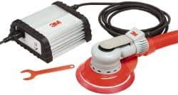 3M - 6 Inch Pad, 10,000 OPM, Electric Orbital Sander - Round, Palm Sander, 5 Amps - Benchmark Tooling