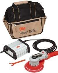 3M - 6 Inch Pad, 10,000 OPM, Electric Orbital Sander - Round, Palm Sander, 5 Amps - Benchmark Tooling