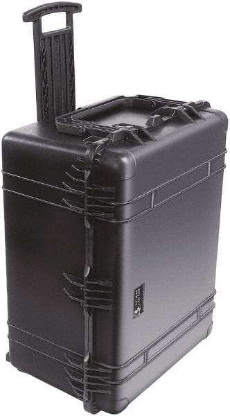 Pelican Products, Inc. - 24-7/32" Wide x 17-31/64" High, Shipping/Travel Case - Black, Polypropylene - Benchmark Tooling