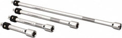 Paramount - 1/4" Drive Socket Locking Extension Set - 4 Pieces, Includes 3, 4, 6, 10" Lengths - Benchmark Tooling