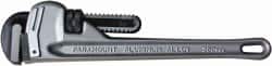 Paramount - 14" Aluminum Straight Pipe Wrench - 2" Pipe Capacity - Benchmark Tooling