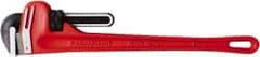 Paramount - 24" Cast Iron Straight Pipe Wrench - 3" Pipe Capacity - Benchmark Tooling