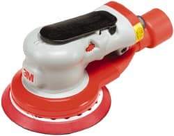 3M - 12,000 OPM, 17 CFM Air Consumption, 90 psi Air Pressure, Palm Air Orbital Sander - Round Pad, - Benchmark Tooling