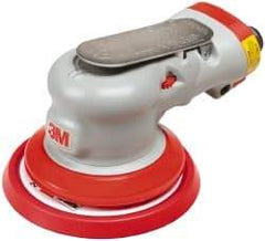 3M - 12,000 OPM, 17 CFM Air Consumption, 90 psi Air Pressure, Palm Air Orbital Sander - Round Pad, - Benchmark Tooling