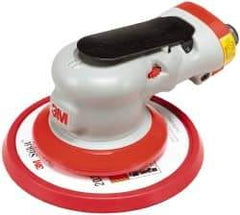 3M - 12,000 OPM, 17 CFM Air Consumption, 90 psi Air Pressure, Palm Air Orbital Sander - Round Pad, - Benchmark Tooling