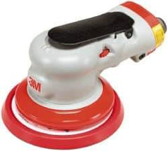 3M - 12,000 OPM, 17 CFM Air Consumption, 90 psi Air Pressure, Palm Air Orbital Sander - Round Pad, - Benchmark Tooling