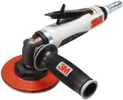 3M - 4 to 5" Disc, 12,000 RPM, Pneumatic Handheld Disc Sander - 3/8 NPT Inlet, 1 hp, 90 psi - Benchmark Tooling