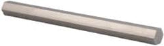 Value Collection - 9/16 Inch Width Across Flats, 304 Stainless Steel Hexagon Bar - 72 Inch Long - Benchmark Tooling