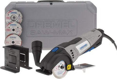 Dremel - 6 Amps, 3" Blade Diam, 17,000 RPM, Electric Circular Saw - 120 Volts, 7' Cord Length, 7/16" Arbor Hole, Left Blade - Benchmark Tooling