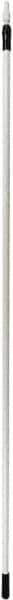 Remco - 189 x 1-1/4" Fiberglass Squeegee Handle - European Threaded Connection, White, Telescoping - Benchmark Tooling