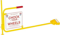 Vestil - 40-1/16" Wide x 20-1/8" High x 7-1/2" Deep, Steel Wheel Chock - Benchmark Tooling