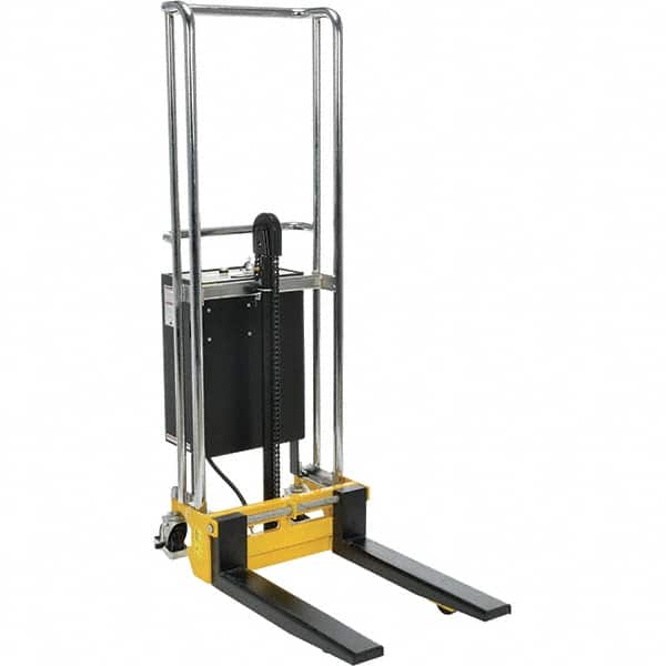 Vestil - 880 Lb Capacity, 59" Lift Height, Portable Workstation Manually Operated Lift - Benchmark Tooling