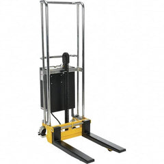 Vestil - 880 Lb Capacity, 59" Lift Height, Portable Workstation Manually Operated Lift - Benchmark Tooling