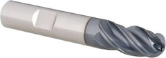 SGS - 1/2" Diam, 1" LOC, 4 Flute Solid Carbide Ball End Mill - Benchmark Tooling