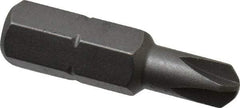 Wera - 1/4" Drive, #6 Torq-Set Mplus Screwdriver Bit - 1" OAL - Benchmark Tooling