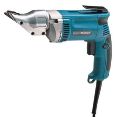 Makita - 2,500 SPM, 115 Volt, Pistol Grip Handle, Handheld Electric Shear - 18 Gauge (Steel) & 20 Gauge (Stainless Steel) Cutting Capacity - Benchmark Tooling