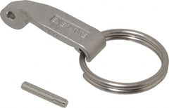 EVER-TITE Coupling Products - 1/2 - 3/4" Handle, Ring & Pin - Stainless Steel, Use with - Benchmark Tooling