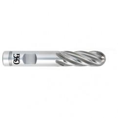 7/8" Dia. - 4-1/8" OAL - VC10-Ball End HP End Mill-4 FL - Benchmark Tooling