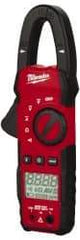 Milwaukee Tool - 2235-20, CAT III, Digital True RMS Clamp Meter with 1" Clamp On Jaws - 600 VAC/VDC, 400 AC/DC Amps, Measures Voltage, Continuity, Current, Resistance - Benchmark Tooling