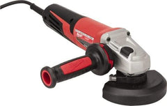 Milwaukee Tool - 5" Wheel Diam, 2,800 to 11,000 RPM, Corded Angle & Disc Grinder - 5/8-11 Spindle, 120 Volts, 13 Amps - Benchmark Tooling