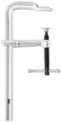 Bessey - 3-1/8" Deep Throat, 4" Max Capacity, Standard Sliding Arm Clamp - 550 Lb Clamping Pressure, 0.55" Spindle Diam - Benchmark Tooling