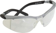 3M - +1.5, Clear Lenses, Anti-Fog, Framed Magnifying Safety Glasses - Silver Plastic Frame, ANSI Z87.1-2010 - Benchmark Tooling