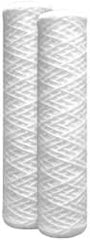 Dupont - 2" OD, 15µ, String Wound Universal String Wound 2 Pack Cartridge Filter - 10" Long, Reduces Sediments & Rust - Benchmark Tooling