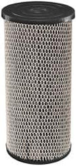 Dupont - 4" OD, 5µ, Spun-Wound Polypropylene & Universal Heavy Duty Carbon Wrap 2 Phase Cartridge Filter - 10" Long, Reduces Sediments, Tastes, Odors & Chlorine - Benchmark Tooling