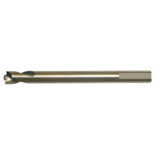 10.00mm RHS / RHC HSS-CO 8% (M42) 135 Degree Split Point Welding Point Drill - Straw / Gold Oxide - Exact Industrial Supply